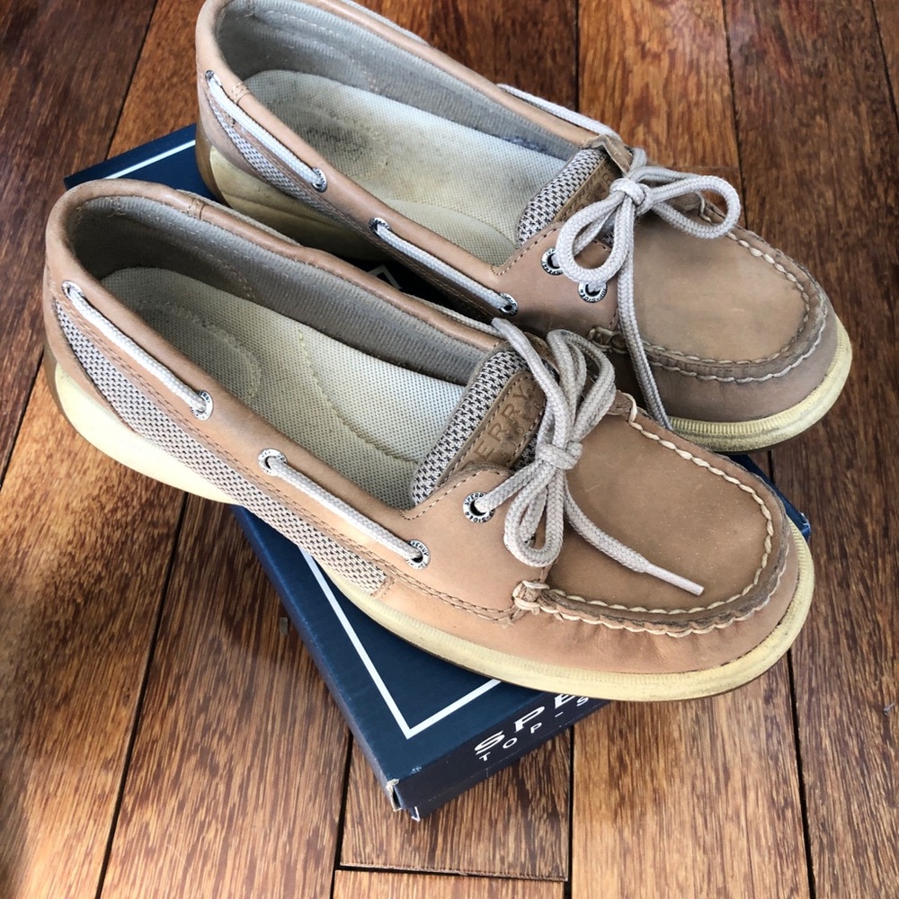 Sperry Women's Leather Moccasin Boat Shoes